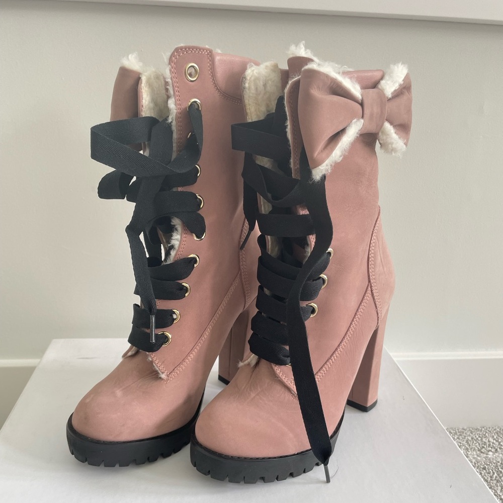 Red Valentino Bow Bootie Boots